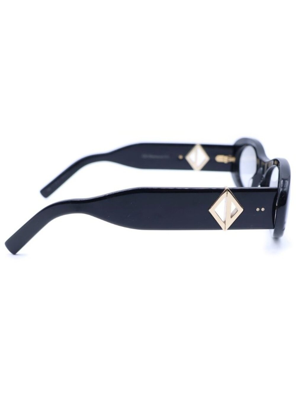 Dior CD Diamond Oval Sunglasses Black - Picture 3 of 6